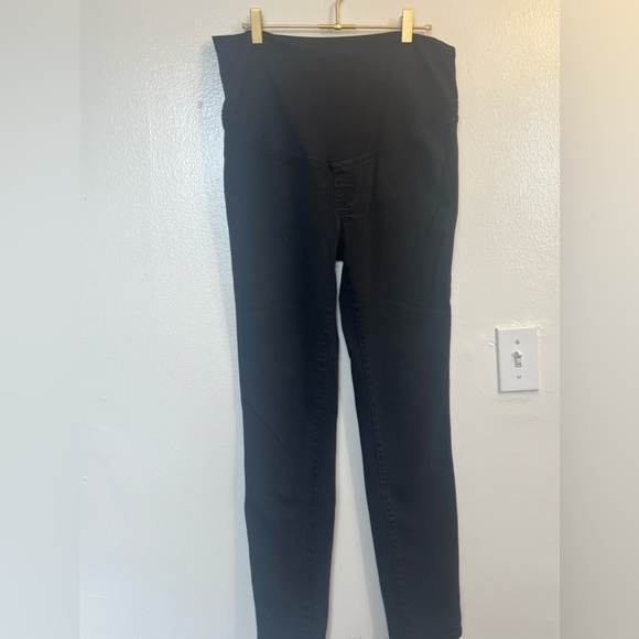 2 madewell Maternity Skinny black and blue jeans - Picture 9 of 16